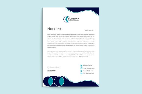 Download Creative Company Business Letterhead - Business Collection